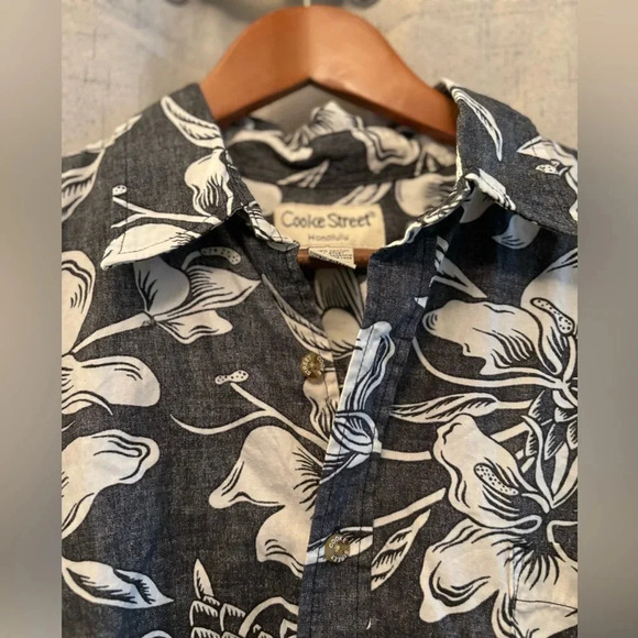 Cooke Street Men’s Size L Button up Hawaiian. Island / Beach / Surf. Aloha - Picture 3 of 6